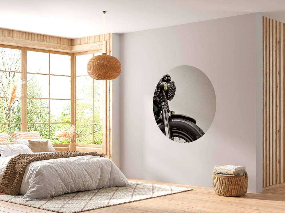 Gros plan sur le moteur