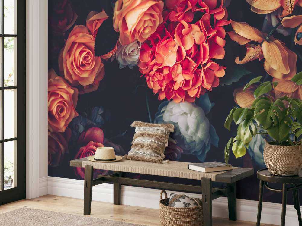 Vieux bouquet de roses