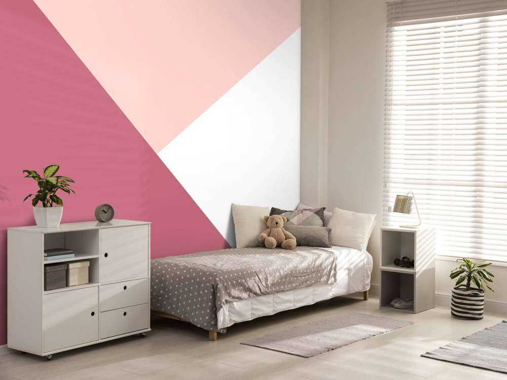 Triangles dans les tons de rose