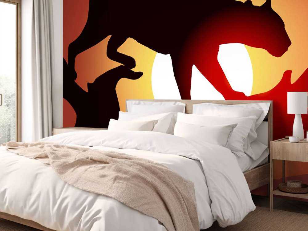 Silhouette de panthère