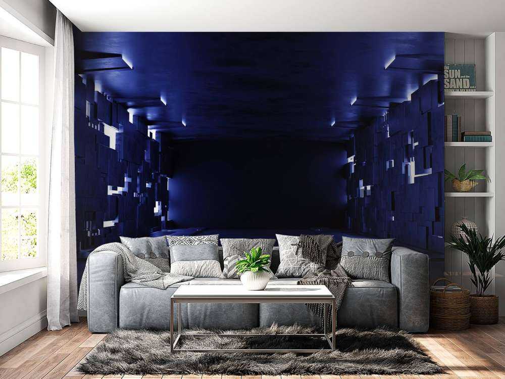 Chambre moderne et futuriste