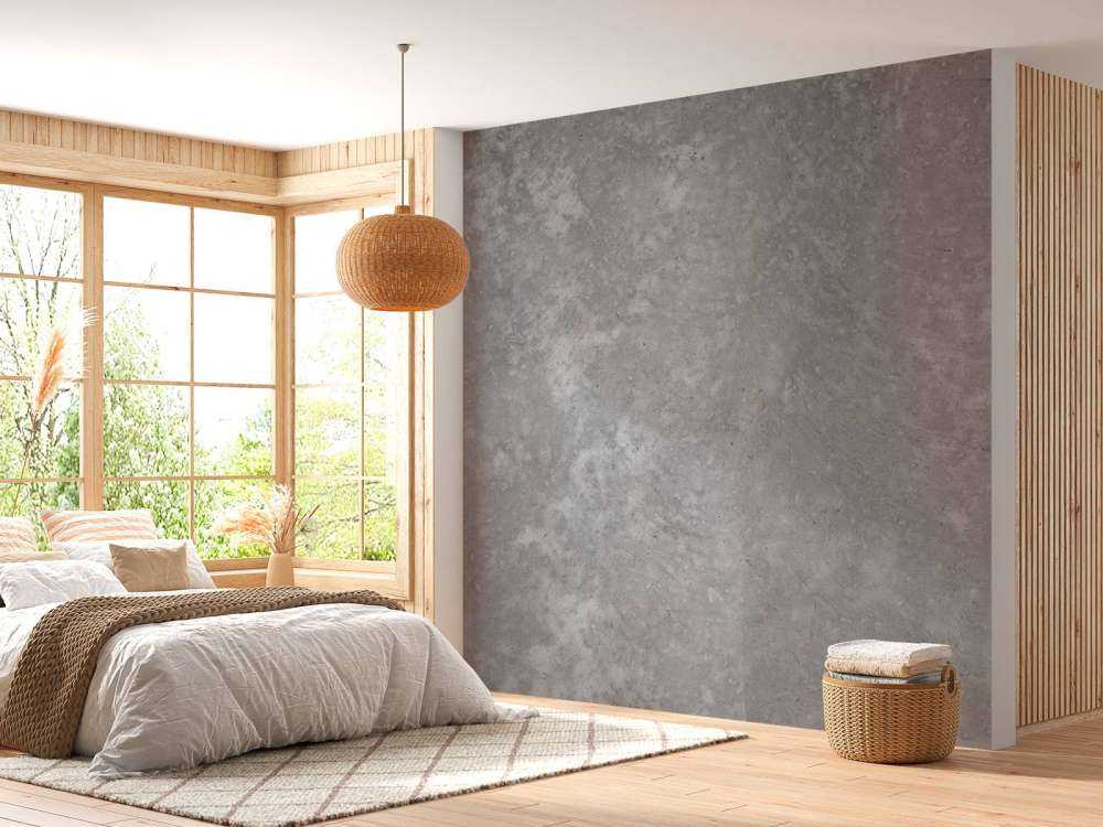 Béton sombre brossé