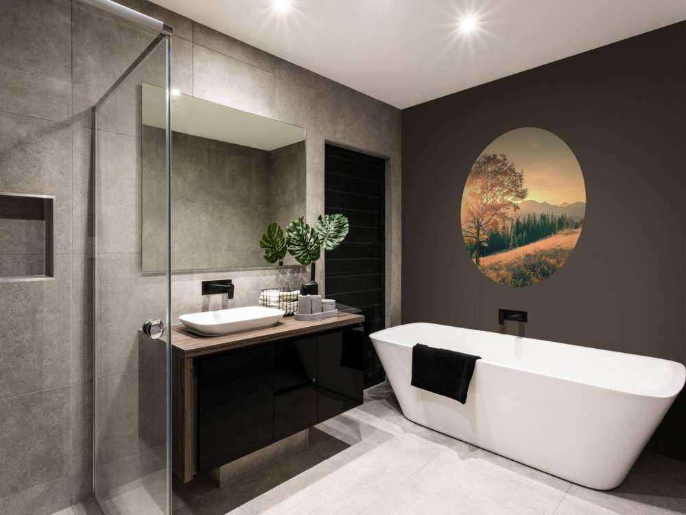 Coucher de soleil dans une vallée