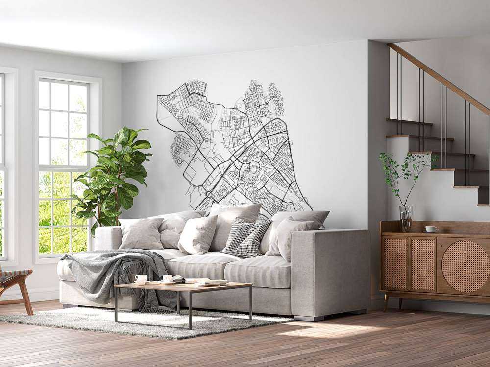 Carte de Zwolle, blanc