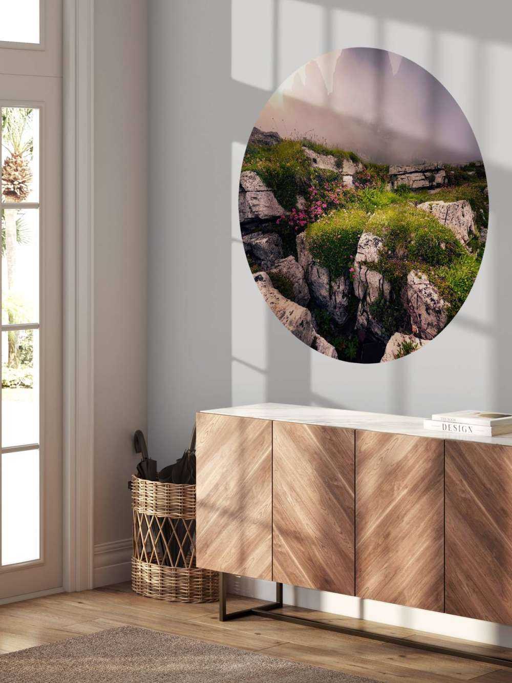 Nevelige Bergtoppen et Fleurs des Alpes