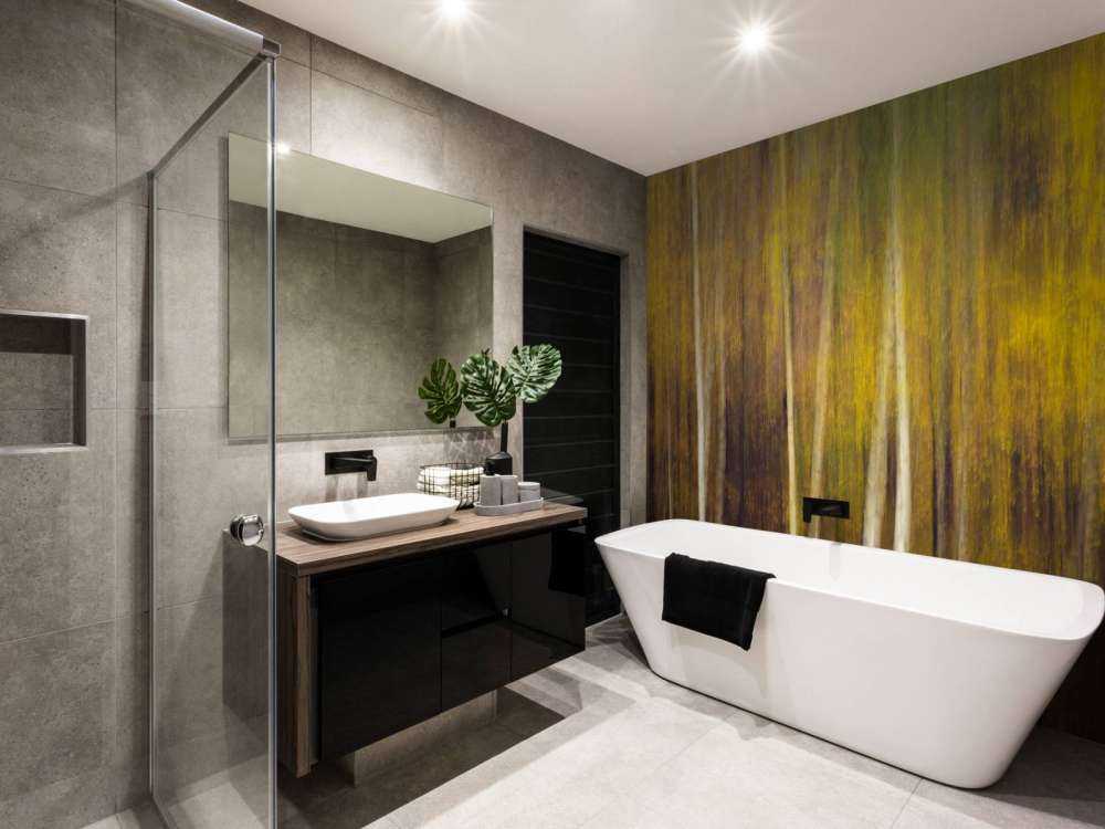 Forêt d'automne en mouvement