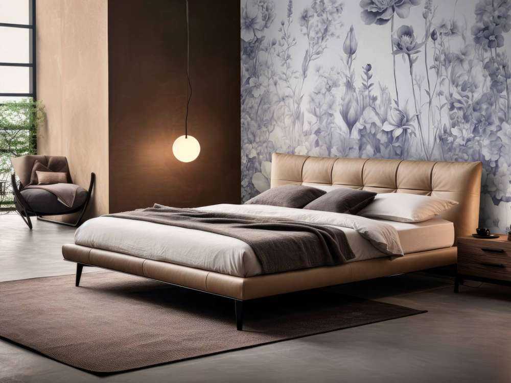 Fleurs de mon âme sans couture - violet