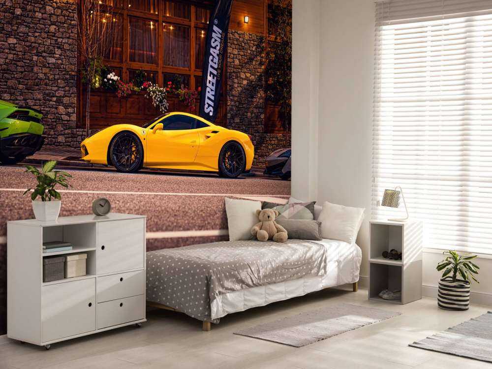 Voitures exclusives au chalet en bois