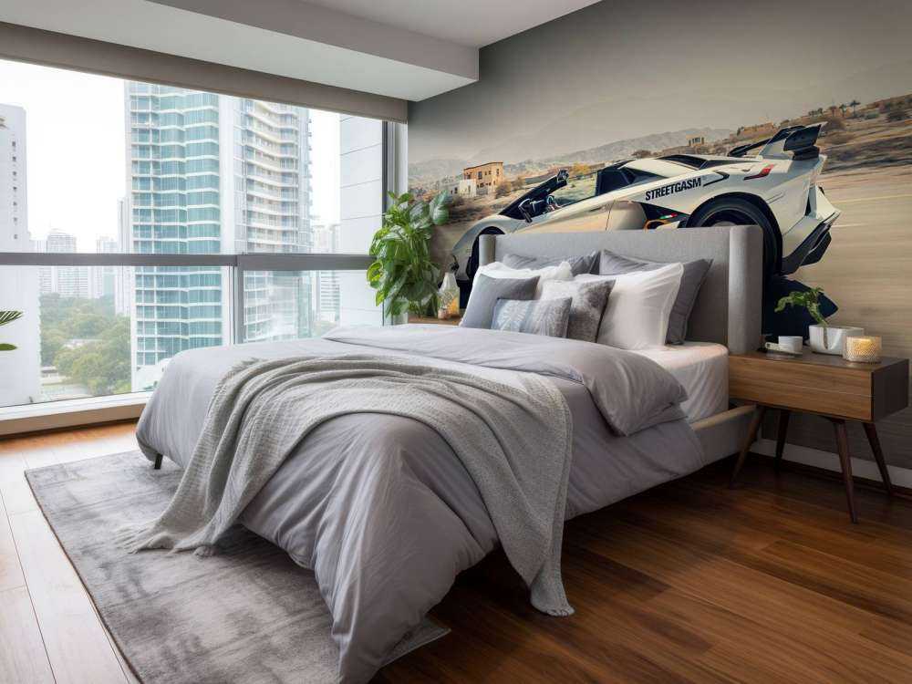 Lamborghini Aventador Roadster dans le désert