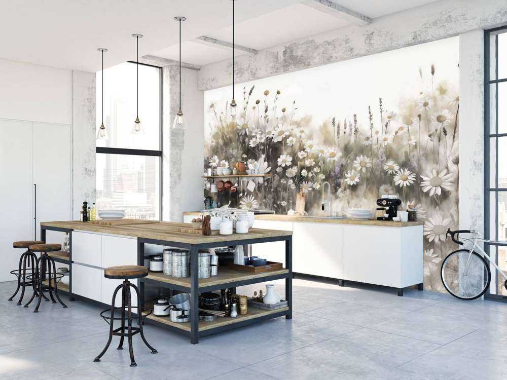 Crème de prairie de marguerites silencieuses