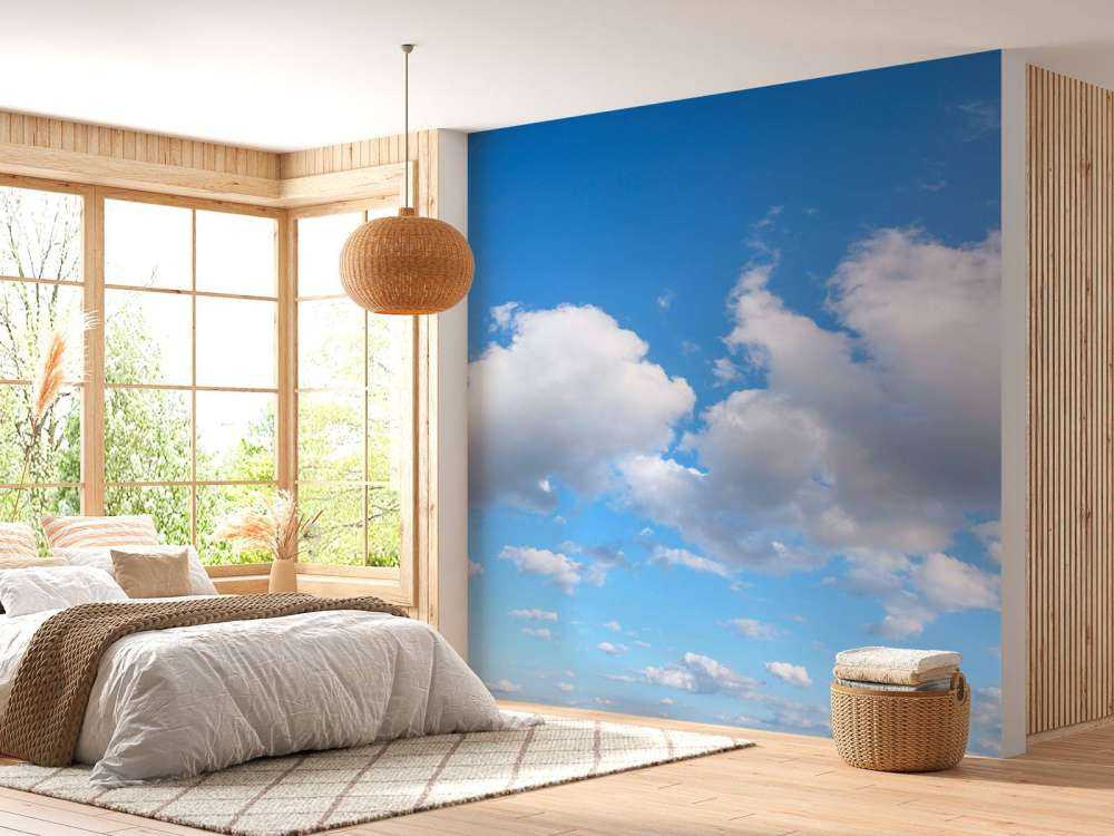 Nuages blancs dans un ciel bleu