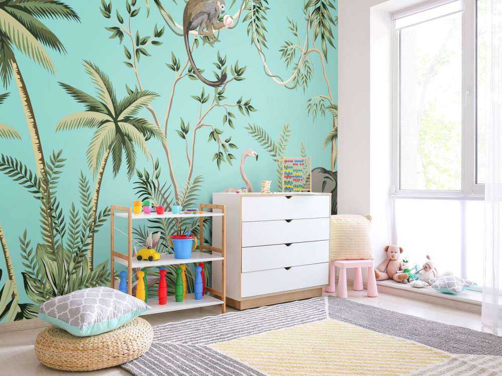 Éléphant, flamant rose et amis