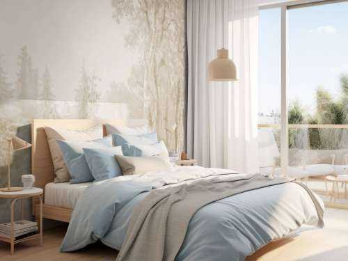 Paysage forestier beige #2