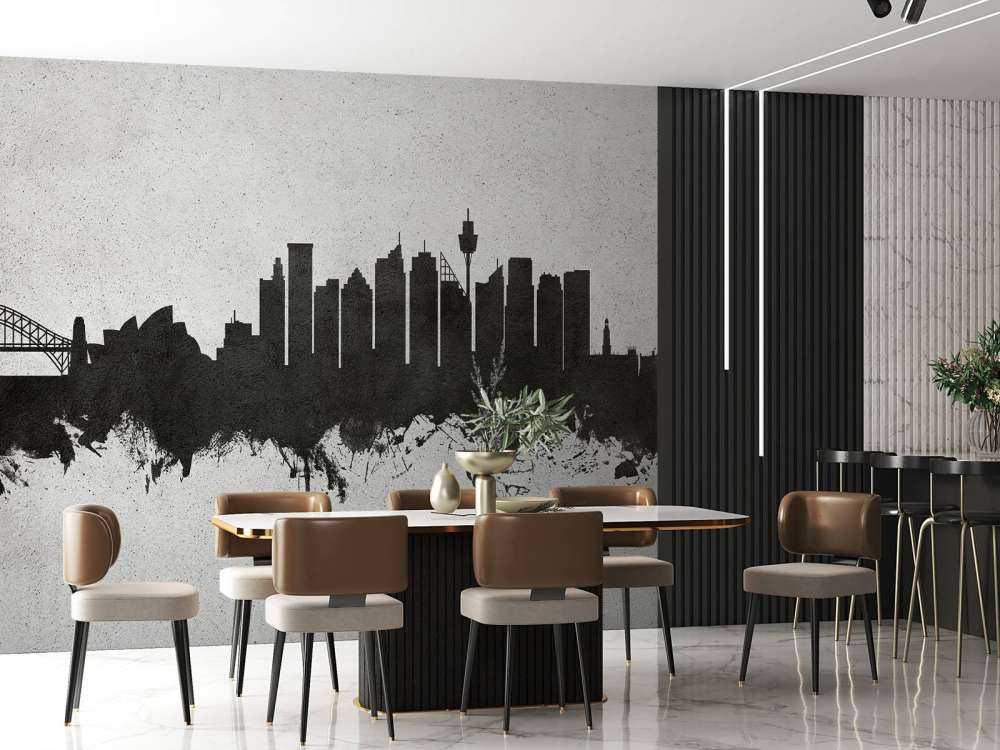 Aquarelle skyline, Sydney