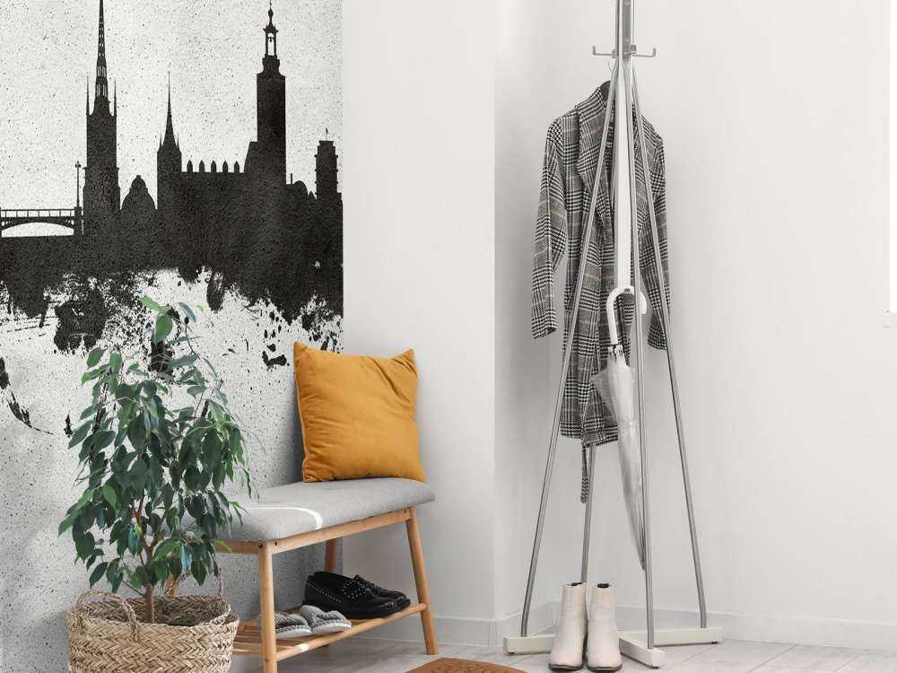 Aquarelle skyline, Stockholm