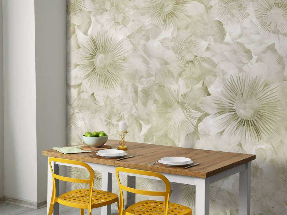 Élégance Aquarelle Botanique Sable Chaud