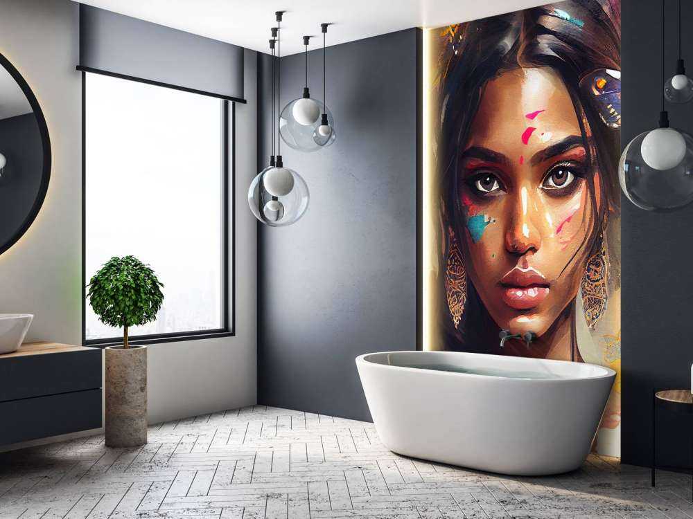 Watercolor Hindu Woman #1