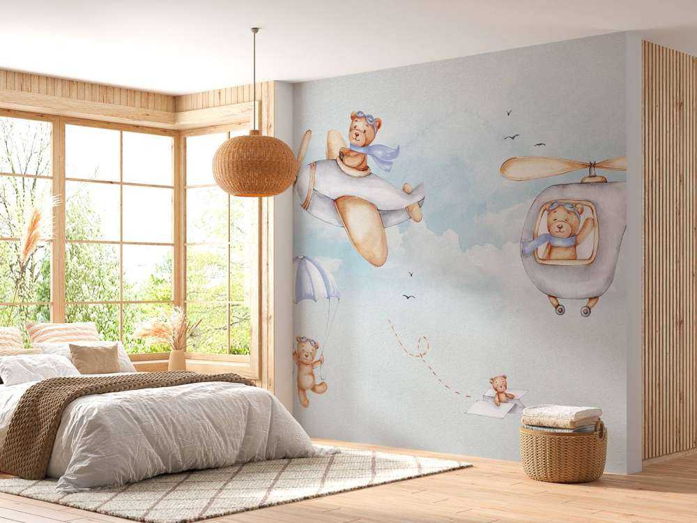 Des ours dans le ciel bleu