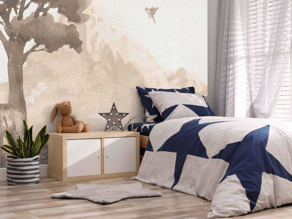 Animaux de la forêt en taupe