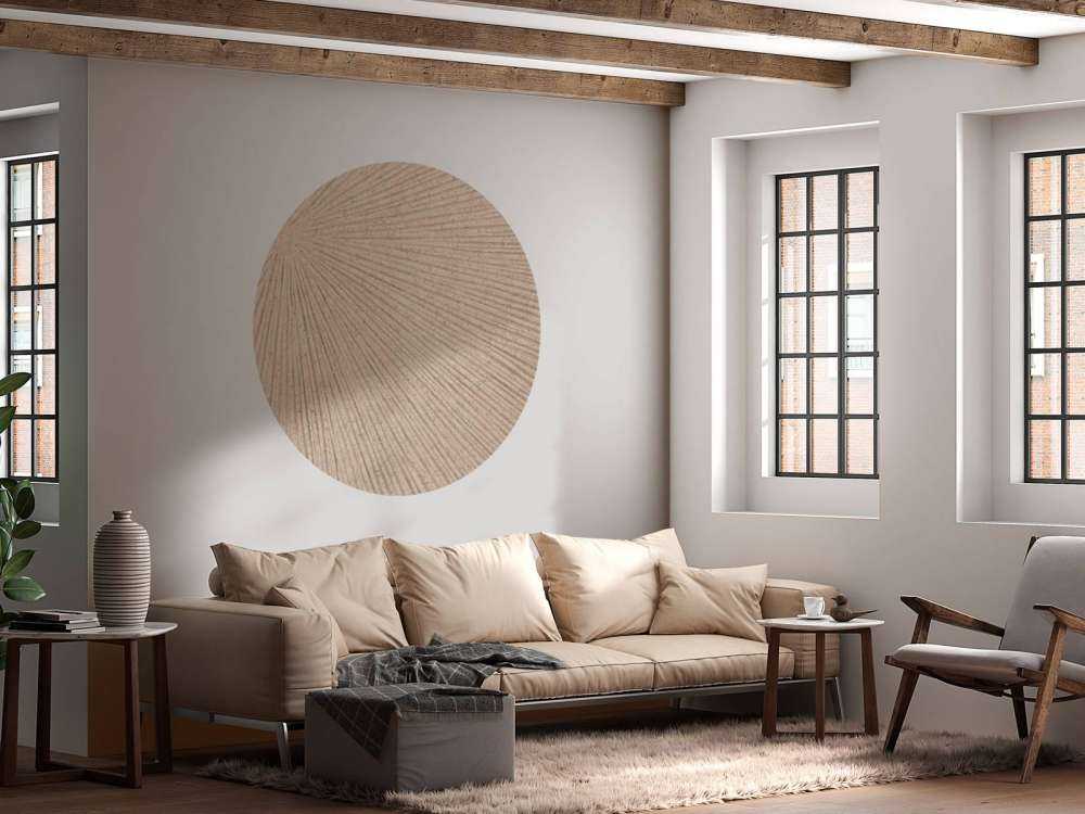 Structure avec lignes Soleil en beige