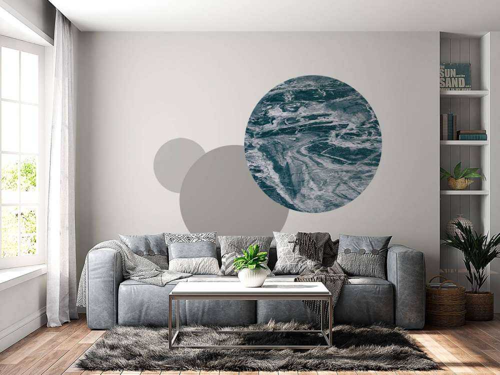 Marbre bleu abstrait