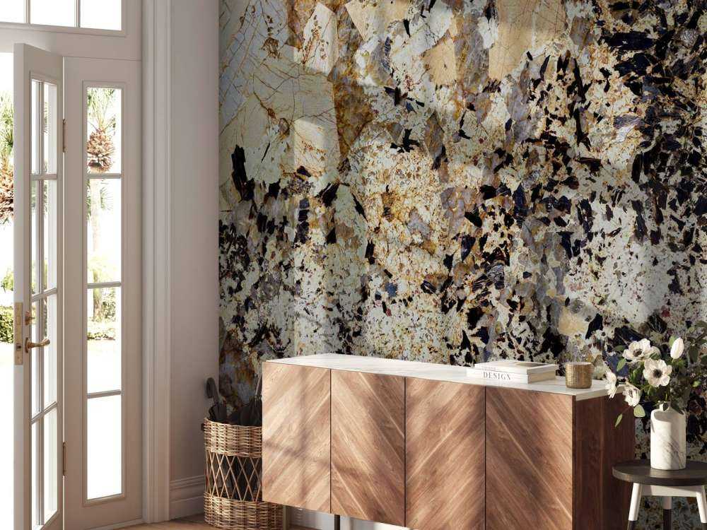 Marbre de couleur marron