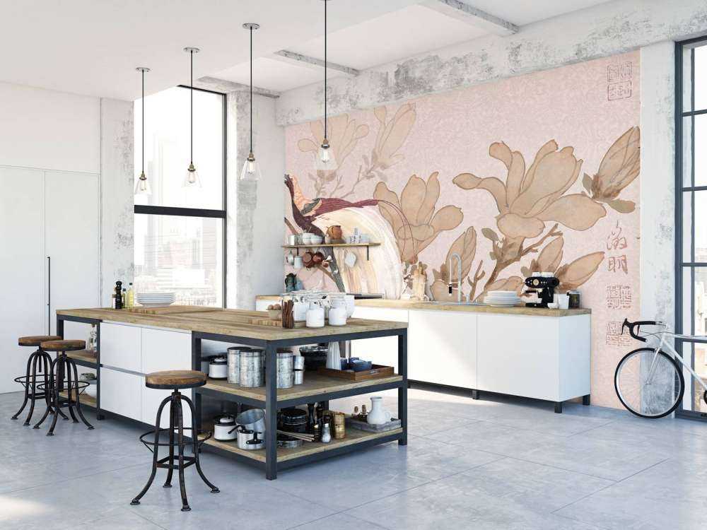 Bird of paradise chinoiserie