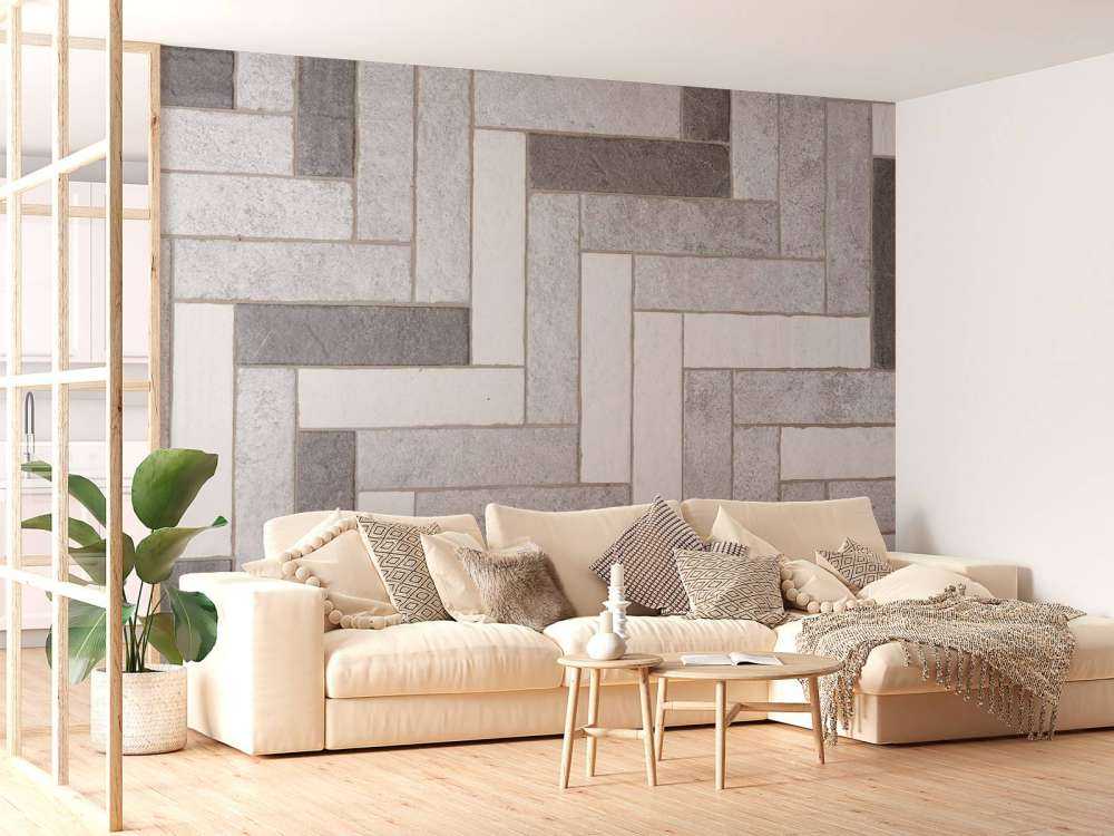 Mosaïque en gros plan