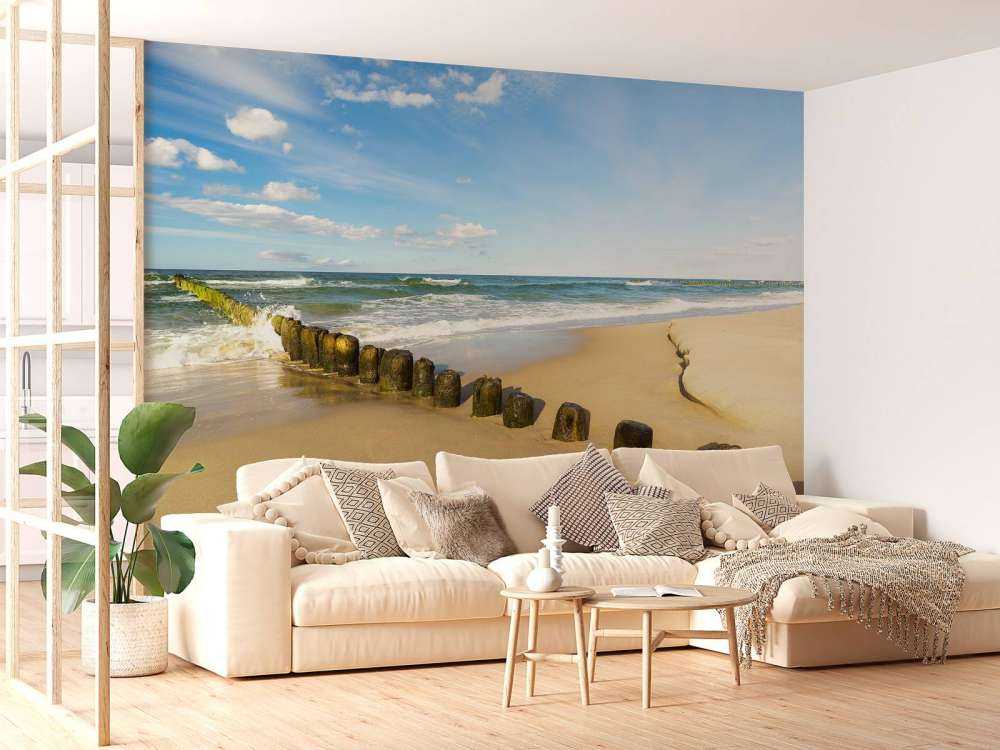 Plage par une belle journée