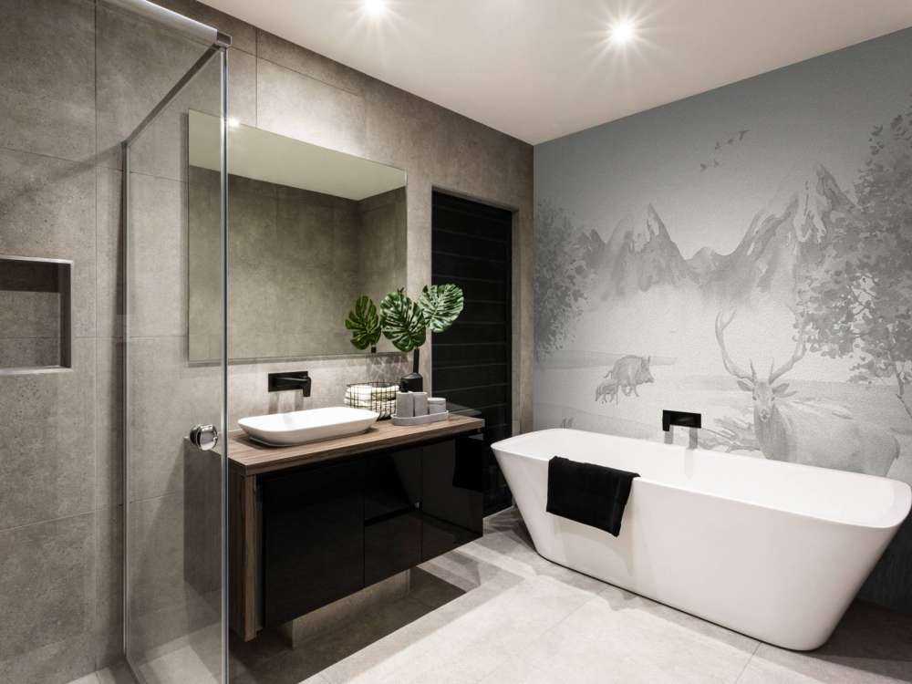 Animaux de la forêt en nuances de gris