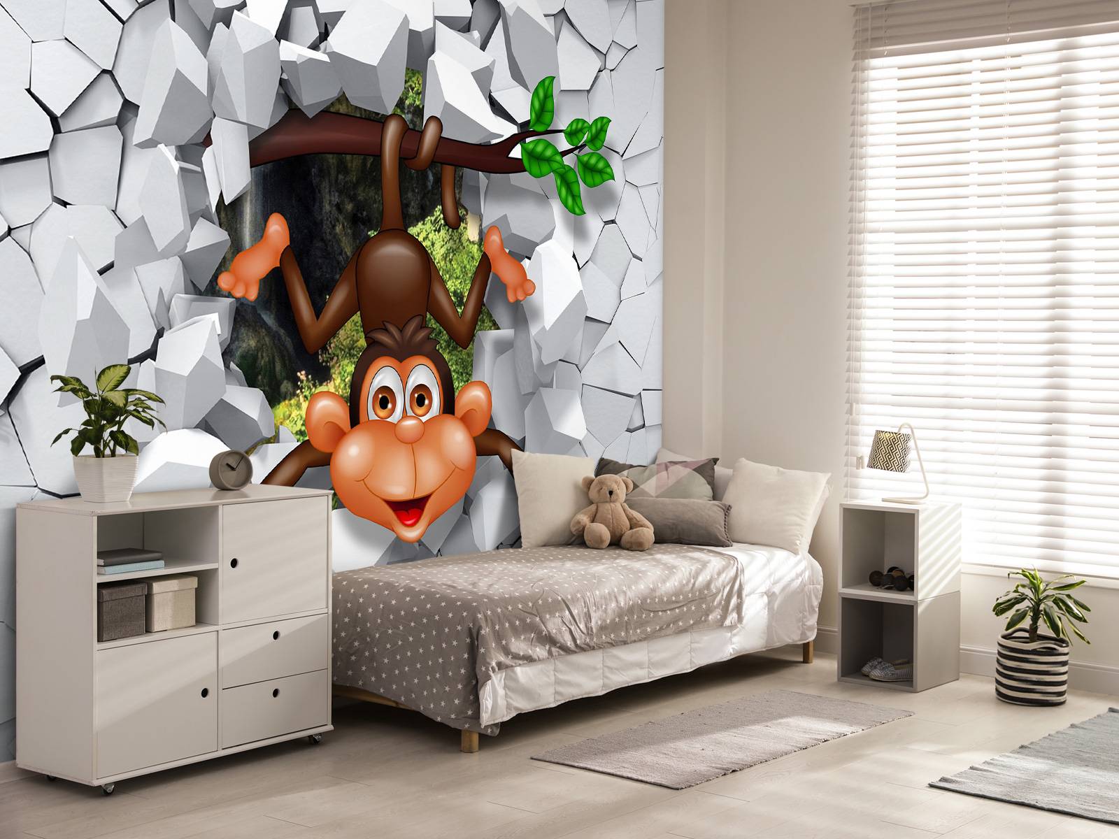 Papier Peint 3D Montagne H321 – Autocollant Et Amovible – Déco Murale Tendance Sinsin