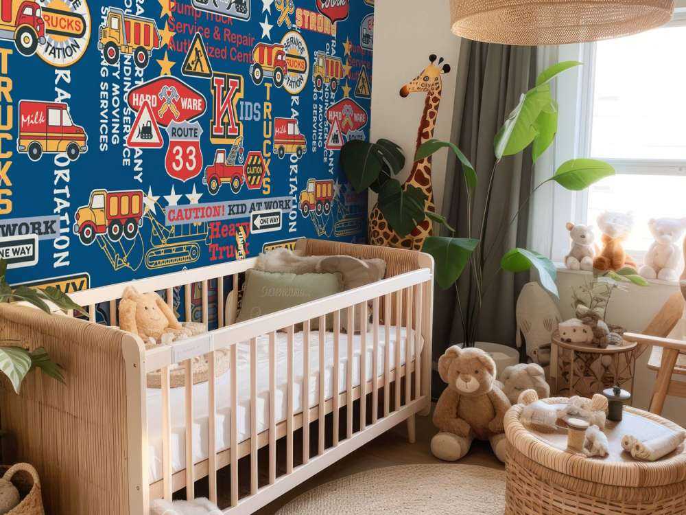 Trafic de construction et badges