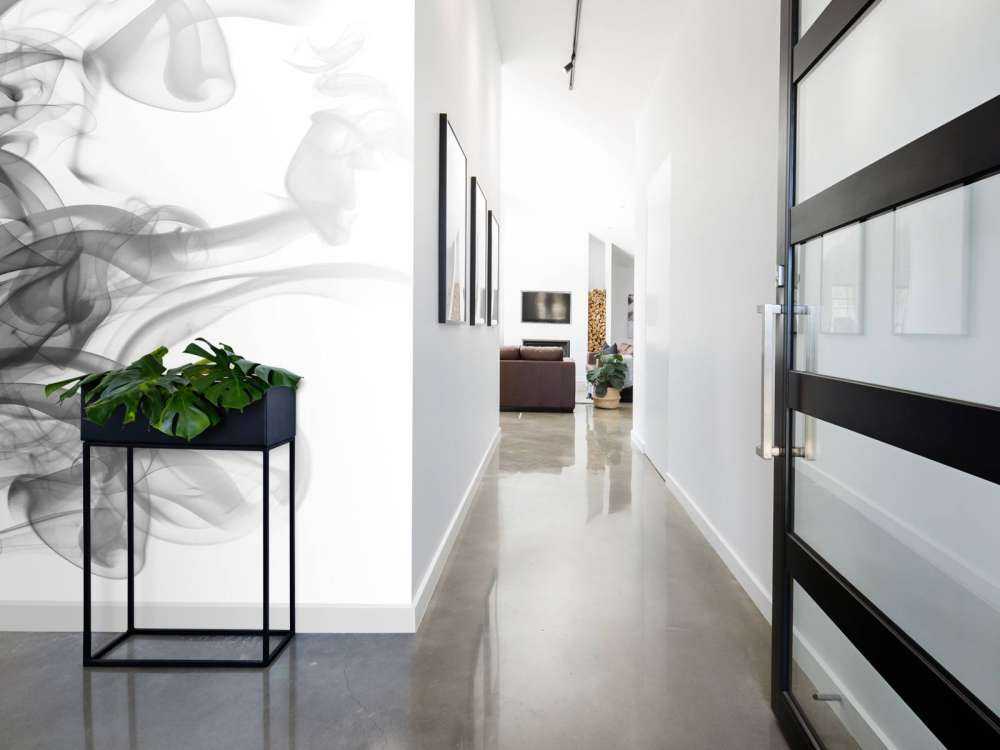 Tête formée de fumée