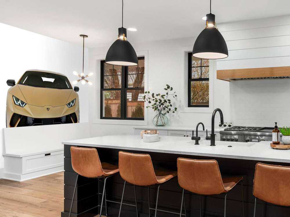 Lamborghini Huracán - Avant, blanc