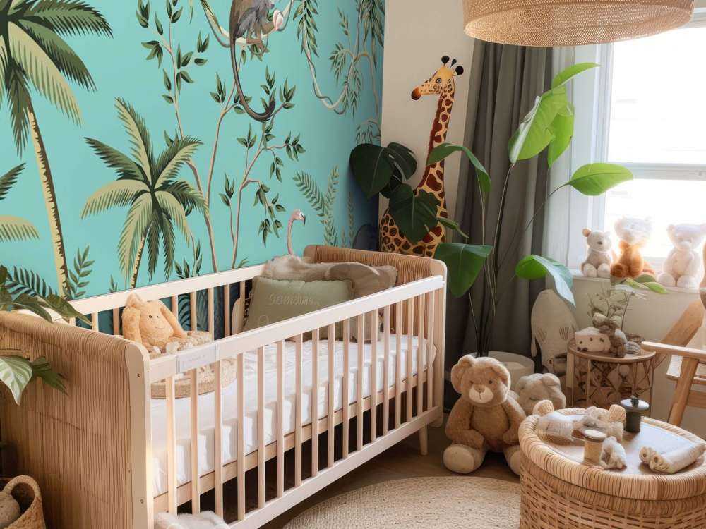 Éléphant, flamant rose et amis