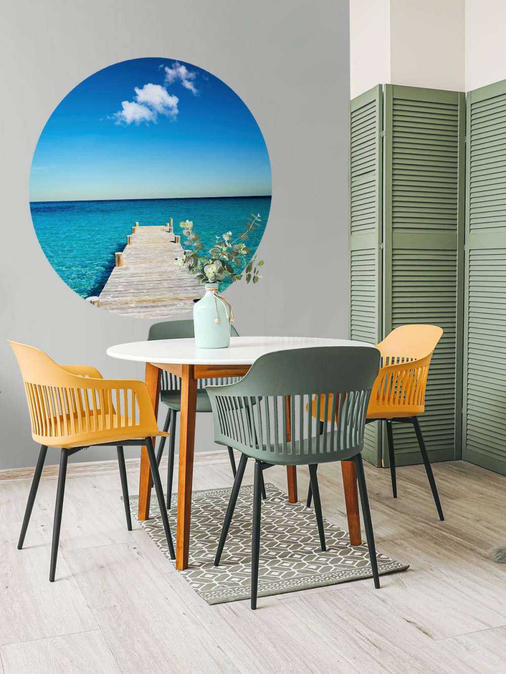 Remontant dans la mer