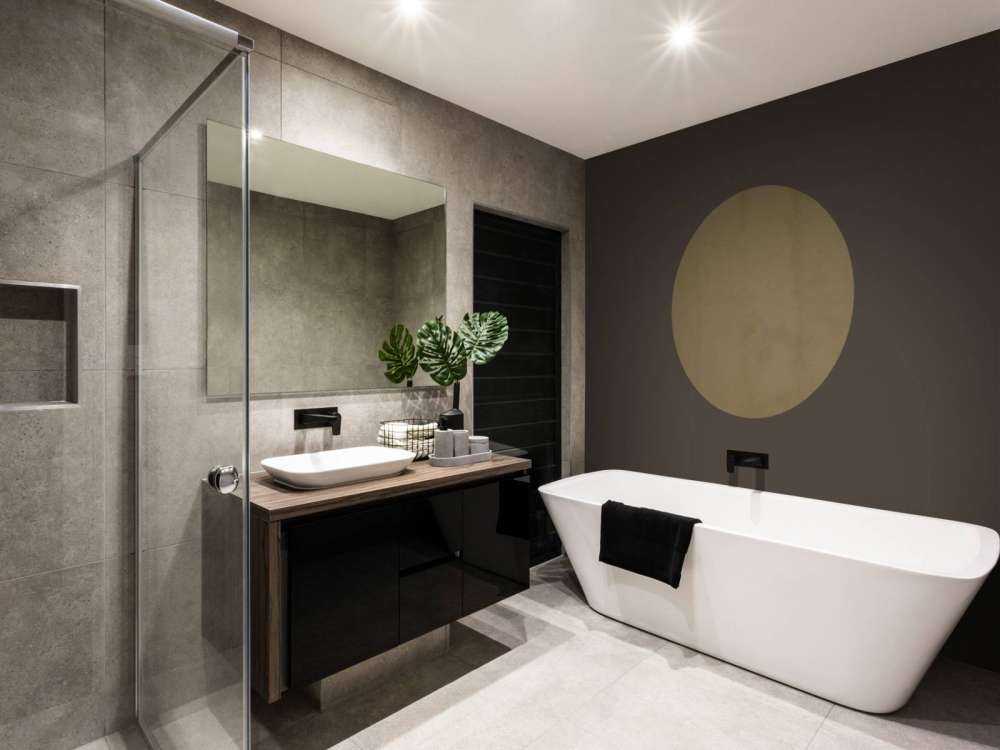 Béton marron bronzé