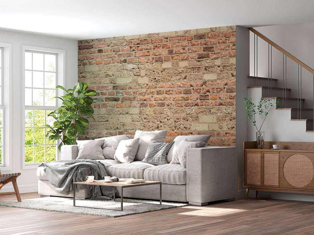 Mur avec différentes briques