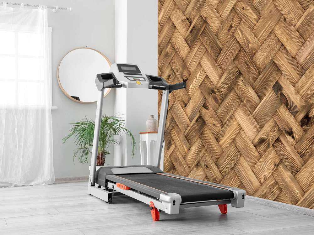 Chevron en bois naturel