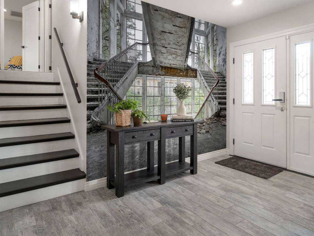 Cage d'escalier déserte