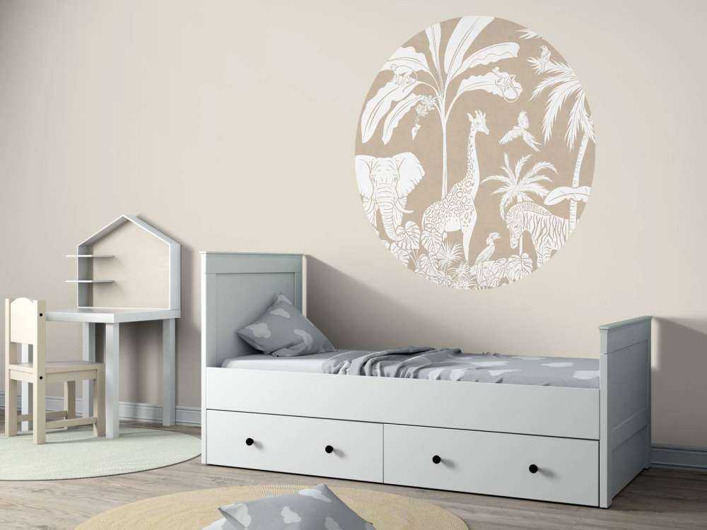 Jungle Monochrome - Marron