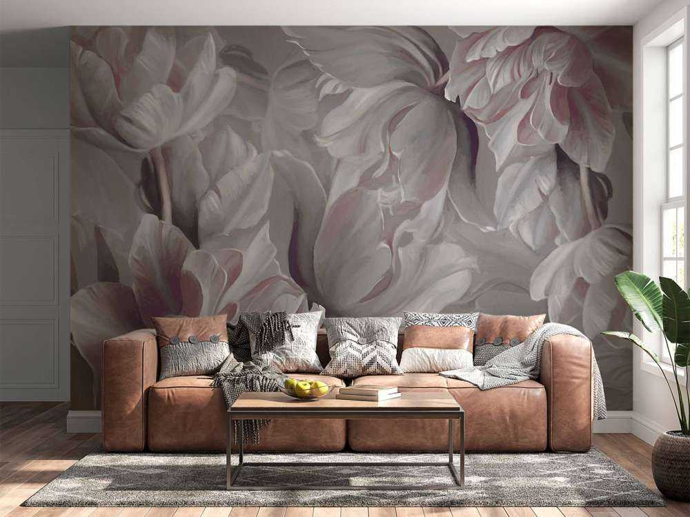 Grandes tulipes grises