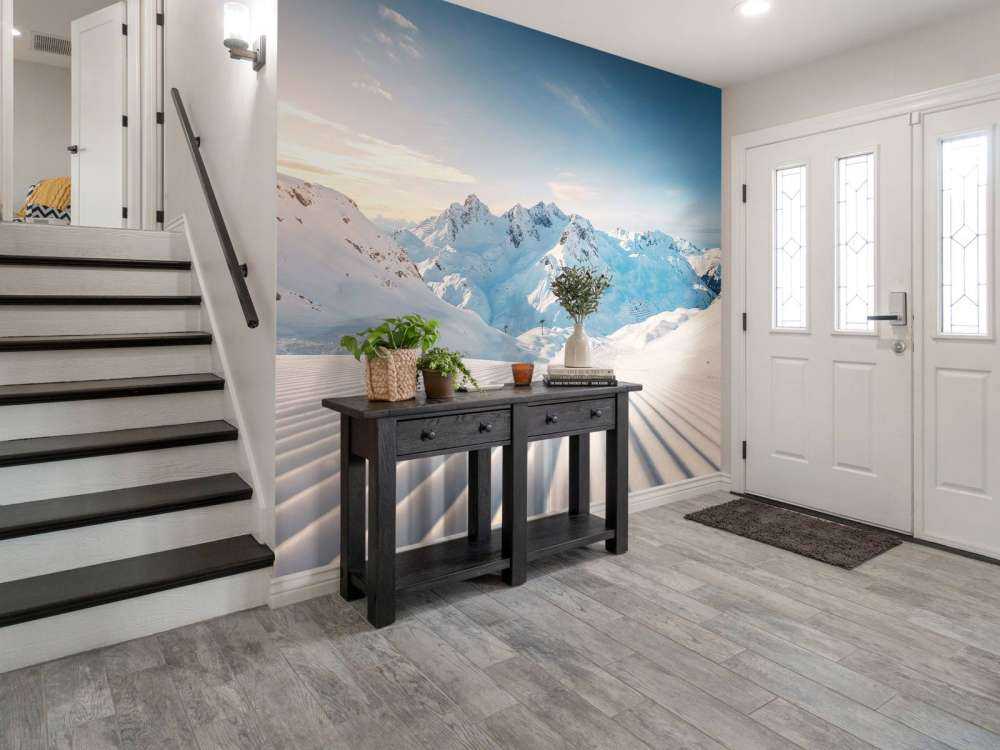 Aube sur des pistes fraîches