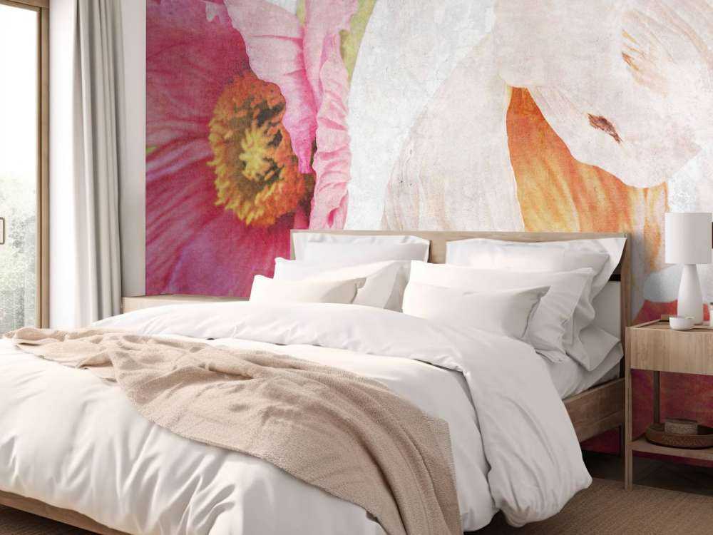 Coquelicots dansants dans l'air d'été