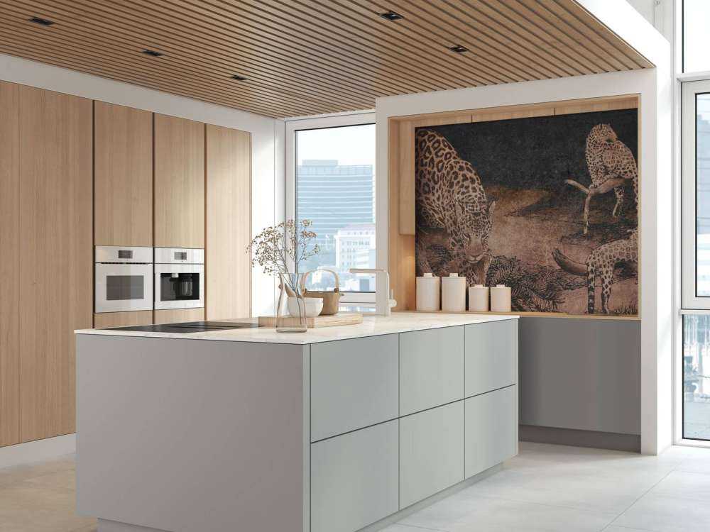 Léopards dans la forêt crépusculaire