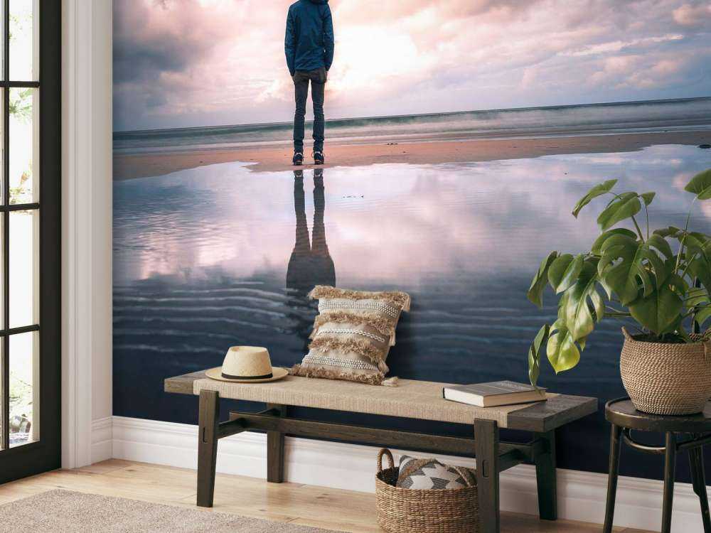 Silence sur une plage miroir