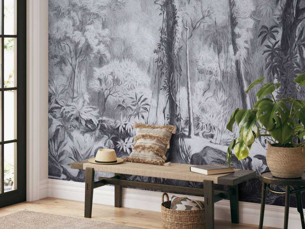 Forêt tropicale - gris