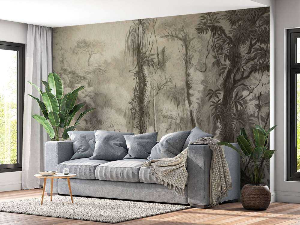 Forêt tropicale - marron