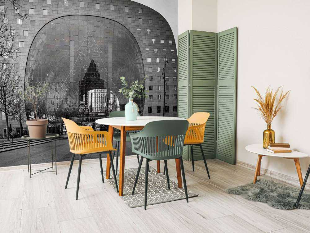 Markthal Réflexions en Monochrome