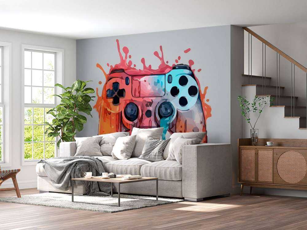 Aquarelle Gamer Éclaboussure